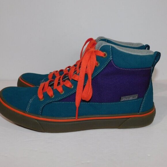 Eddie Bauer Unisex STORM SNEAKER shoe Boot Mens 10.5 / Womens 12 Blue Purple - Picture 3 of 9